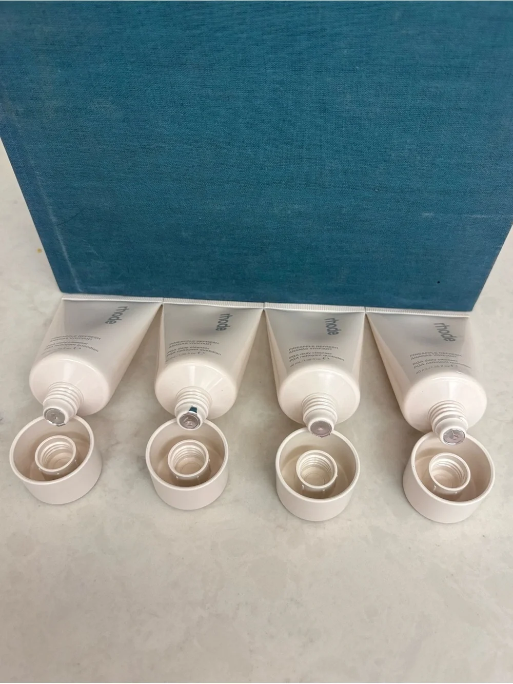 RHODE Pineapple Refresh Daily Cleanser Tube Set - 4oz $18/ea - MSRP(4-4oz -$72)